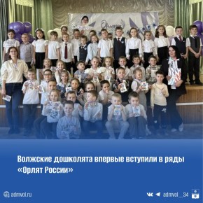 В школе №17 прошло торжественное посвящение воспитанников детского сада №54 «Березка» в «Орлята-дошколята»