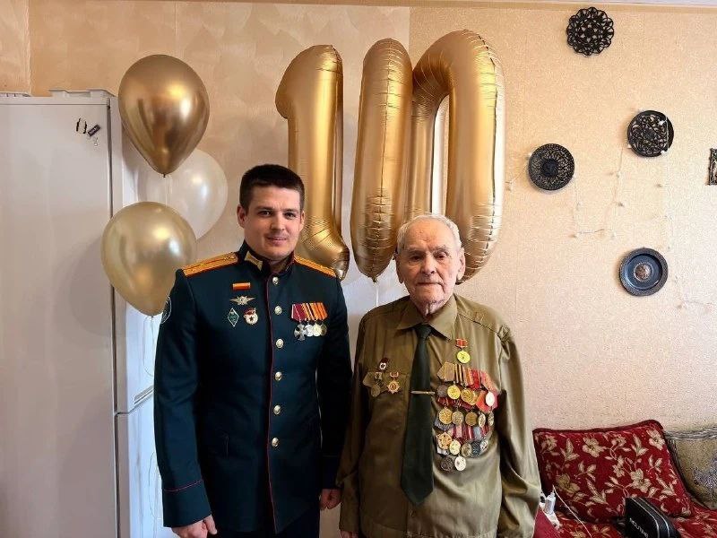 Ветерану Василию Полянскому исполнилось 100 лет