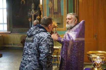 В Волгограде помолились за правоохранителей