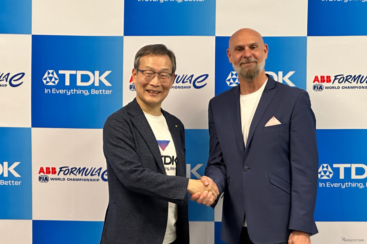 TDK объявляет о статусе титульного партнера на первом ночном Гран-при Formula E в Токио