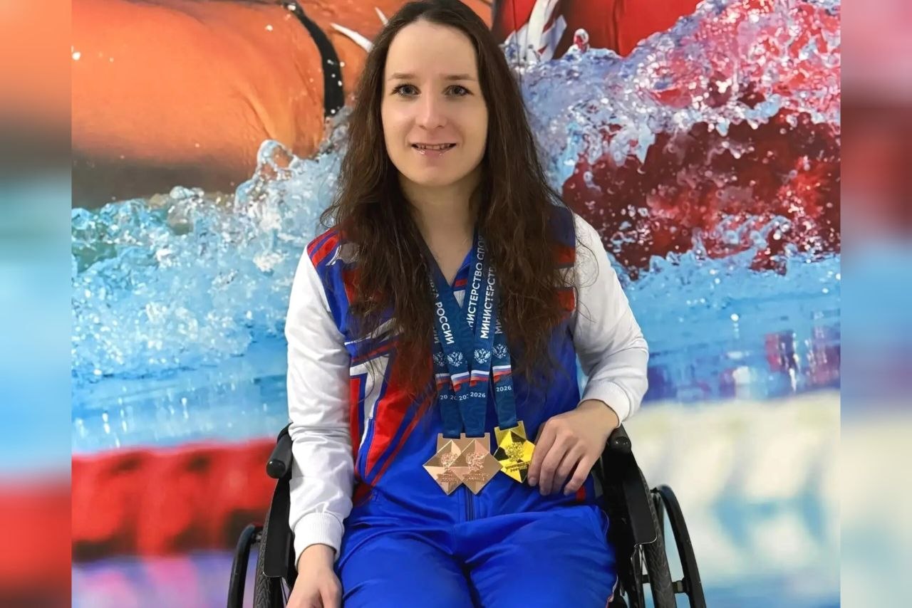 Паралимпийская вице-чемпионка Наталия Буткова завоевала четыре медали на чемпионате России среди лиц с поражением опорно-двигательного аппарата