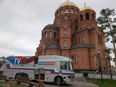 К прямой трансляции Пасхального богослужения готовится команда ГТРК «Волгоград-ТРВ»
