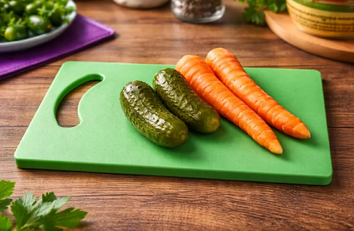 Необычная закуска для праздников: солёные огурцы и морковь за 10 минут