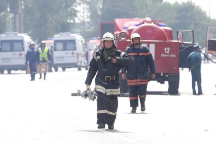 Возгорание емкости с нефтепродуктами потушили в Светлоярском районе после атаки БПЛА на Волгоградскую область в ночь на 10 апреля, сообщили «Городским вестям» в пресс-службе ГУ МЧС России по региону