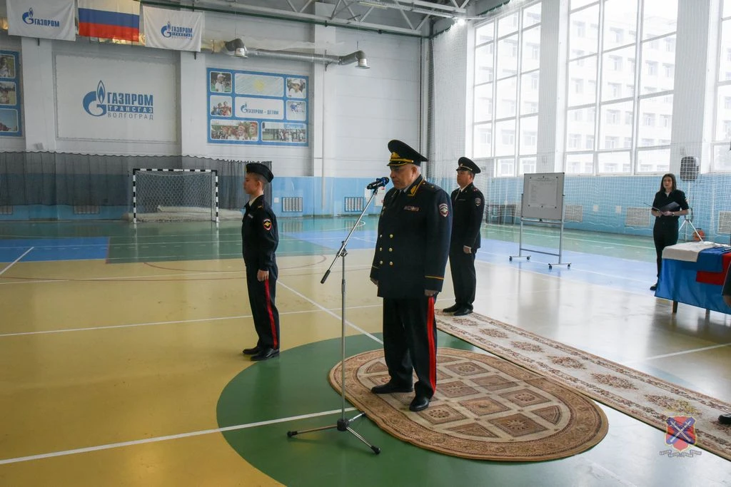 Кадеты специализированных полицейских классов приняли участие в спартакиаде, посвященной 107-ой годовщине со Дня образования ГУ МВД России по Волгоградской области