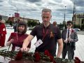 Участники Форума представительных органов муниципальных образований России «Единство народов России как высший смысл патриотизма» возложили цветы к тумбам городов-героев у подножия Мамаева Кургана