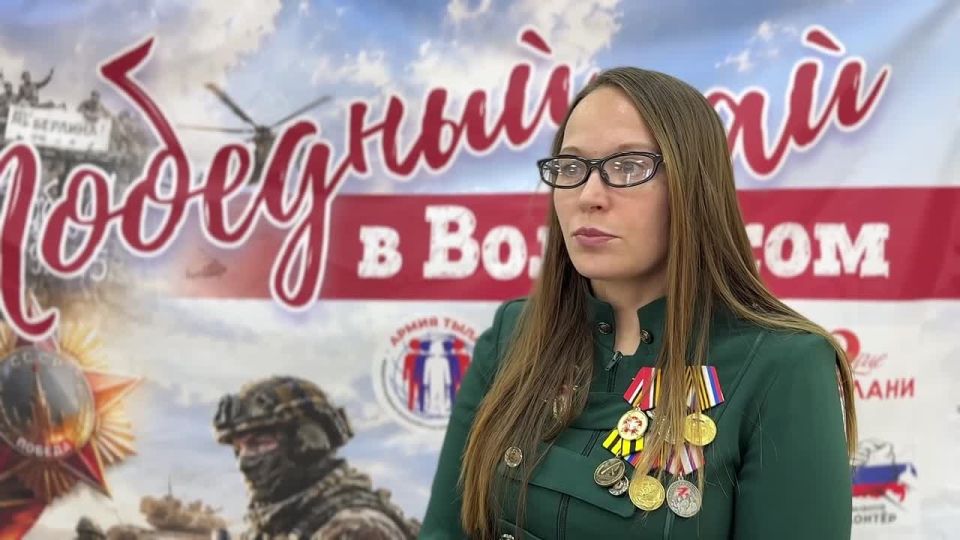 В Волжском прошла патриотическая акция «Победный май»