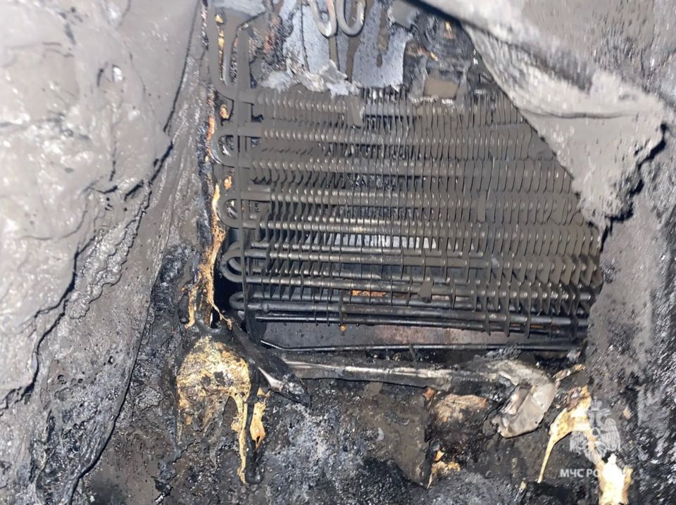 Пожар в Дзержинском районе Волгограда Пожар в Дзержинском районе Волгограда
