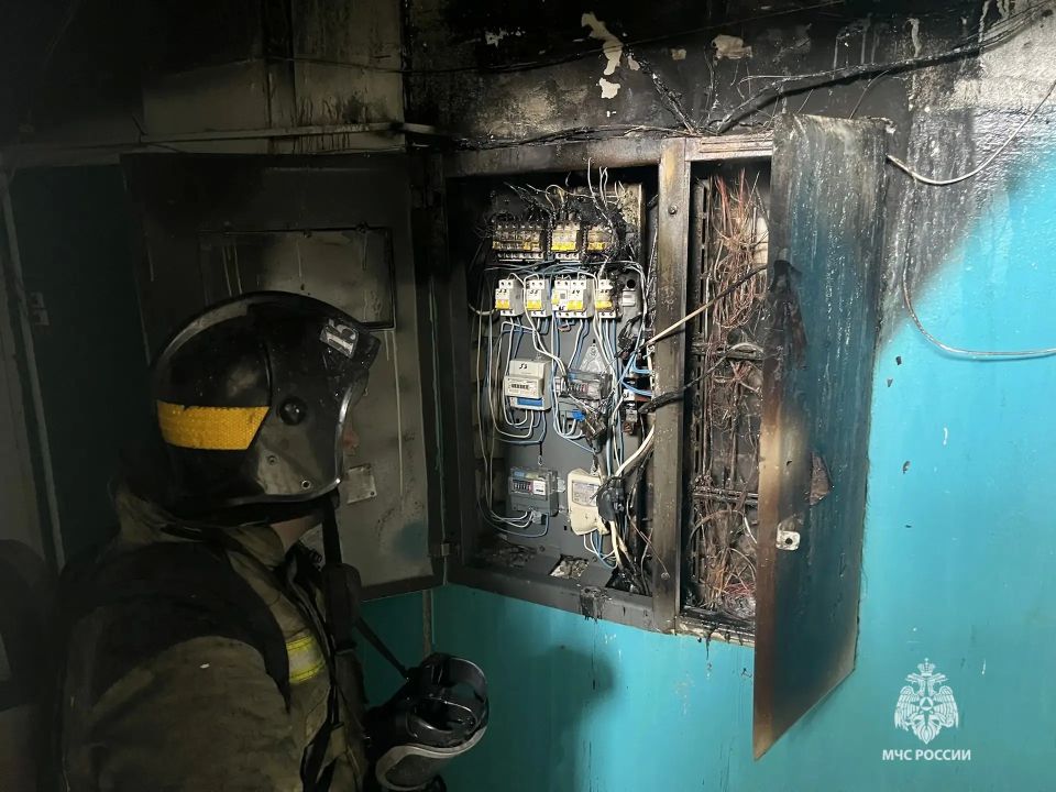 Двоих взрослых и одного ребенка спасли на пожаре в Волгограде Двоих взрослых и одного ребенка спасли на пожаре в Волгограде