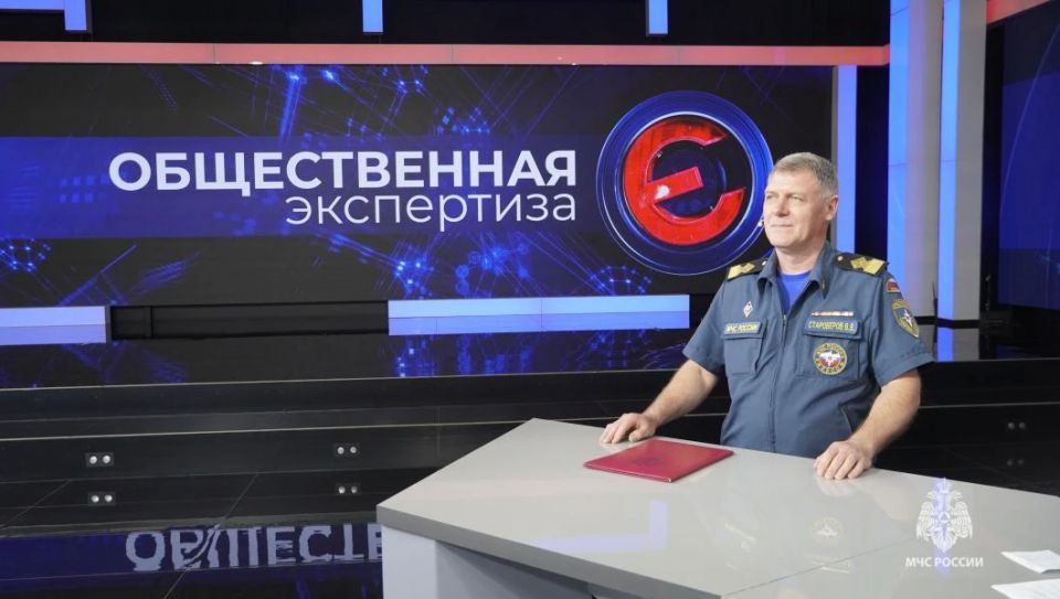 Сотрудник МЧС России принял участие в ток-шоу на телеканале «Волгоград 24»