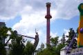 В ЦПКиО Волгограда испытывают 36-метровую башню свободного падения «Прыжок в небо»