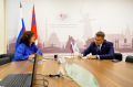 18 июля заместитель председателя ИКВО Юлия Чернышкова приняла документы для регистрации от кандидата в депутаты Государственной Думы девятого созыва