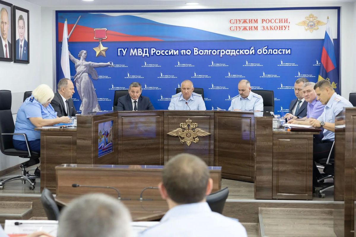Губернатор Андрей Бочаров принял участие в заседании коллегии ГУ МВД России по Волгоградской области