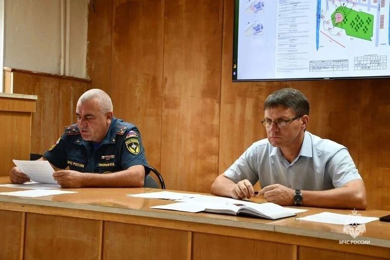 Заседание КЧС и ПБ в Быковском районе Заседание КЧС и ПБ в Быковском районе
