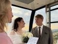 Волжане оформили брак на высоте в полсотни метров