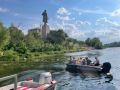 В Волгограде подростки устроили опасный заплыв по Волге