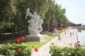 На Мамаевом кургане в Волгограде отреставрировали скульптуру с гидрой на площади Героев