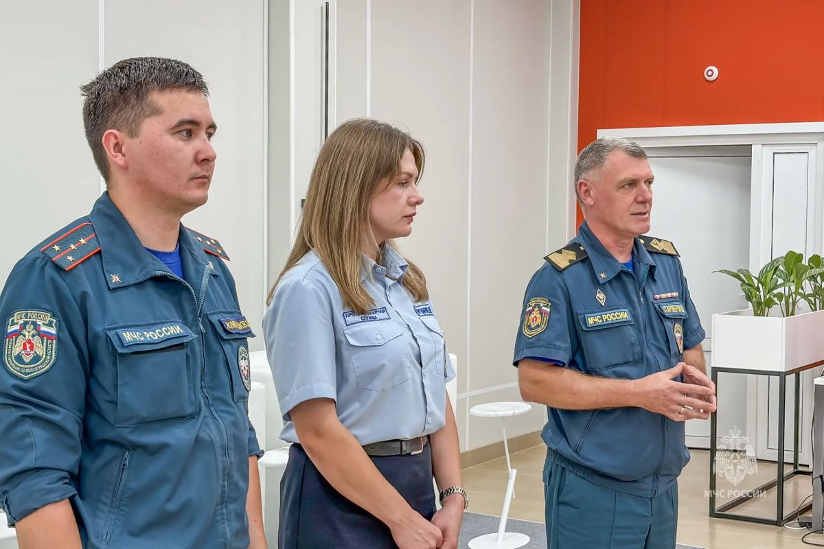 Безопасность Всероссийской военно-патриотической игры «Зарница 2.0» на контроле сотрудников МЧС России