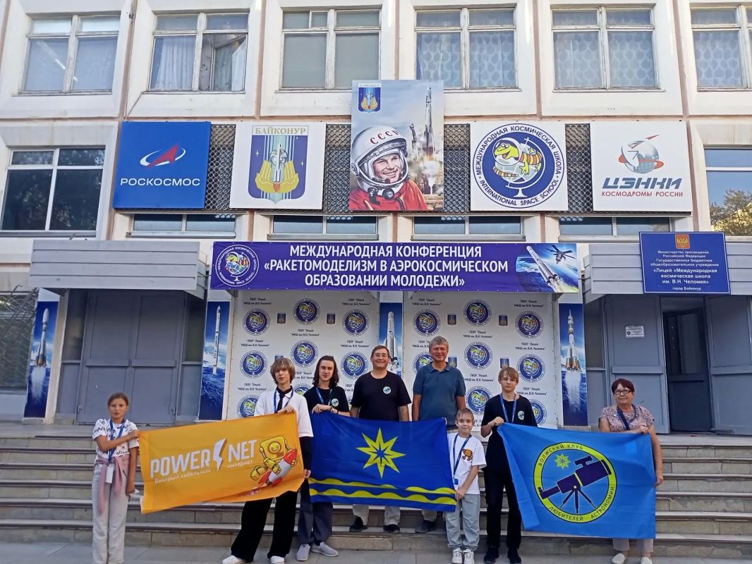 Волжские школьники вернулись с Байконура! Волжские школьники вернулись с Байконура!