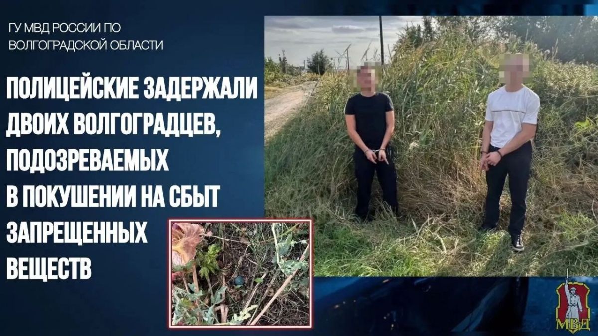 Сотрудники подразделения по контролю за оборотом наркотиков Управления МВД России по г. Волгограду при проведении оперативных мероприятий задержали двоих жителей Волгограда 23 и 24 лет, которые оборудовали тайники с...