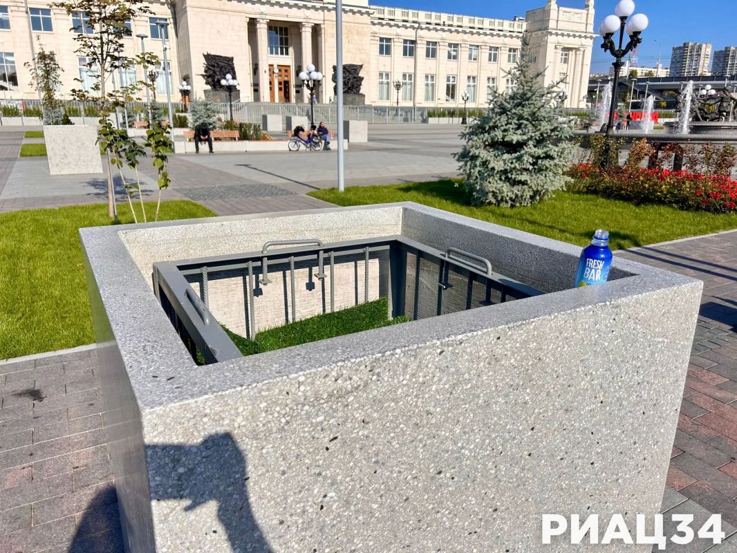 Пальмы с Привокзальной площади Волгограда отправились на зимовку Пальмы с Привокзальной площади Волгограда отправились на зимовку