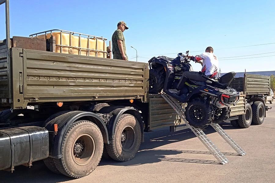 Партию квадроциклов передала Волгоградская область в зону СВО Партию квадроциклов передала Волгоградская область в зону СВО