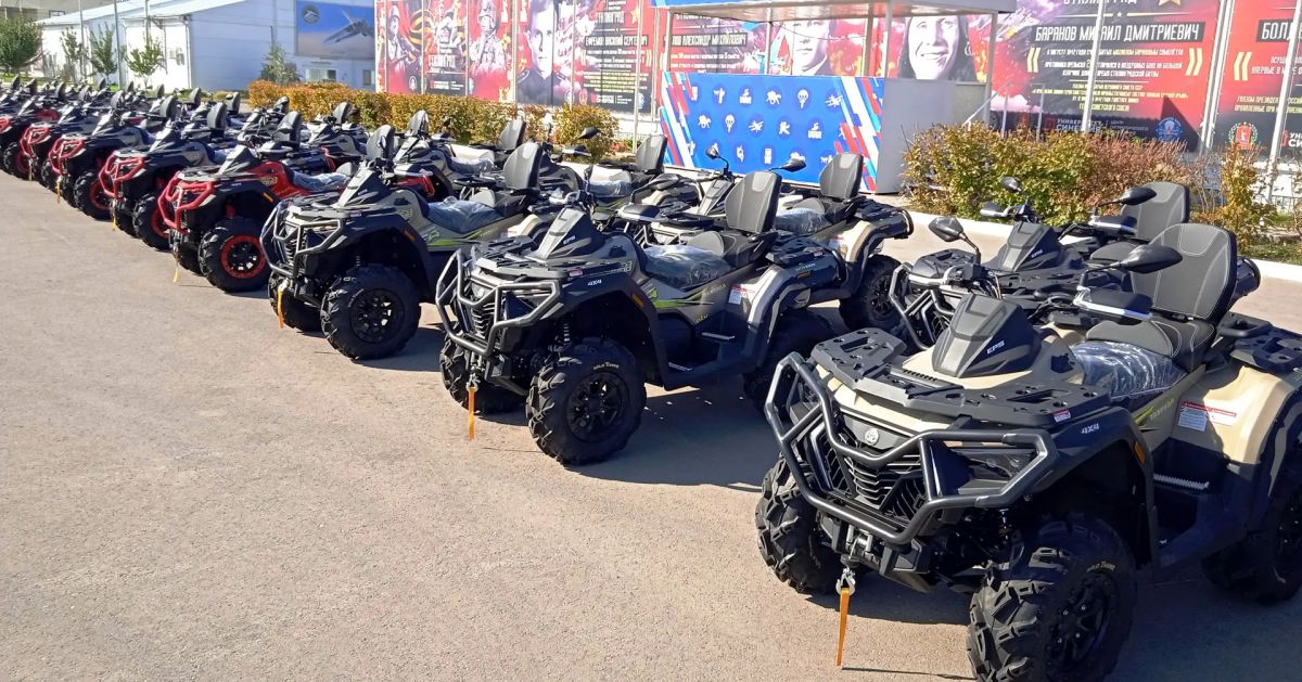 Волгоградская область направила военнослужащим партию двухместных квадроциклов «Таврида» отечественного производства