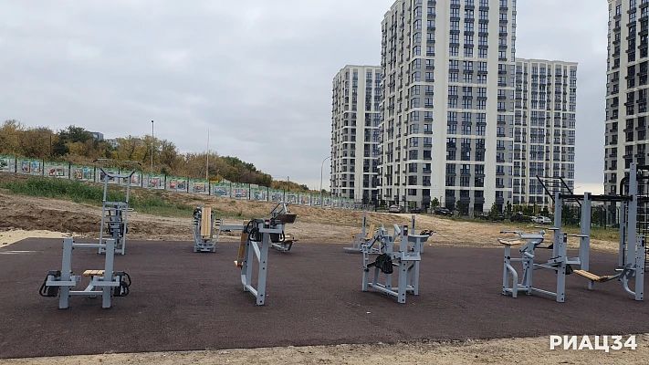 Бесплатную «тренажёрку» под открытым небом открыли в Ворошиловском районе Волгограда Бесплатную «тренажёрку» под открытым небом открыли в Ворошиловском районе Волгограда