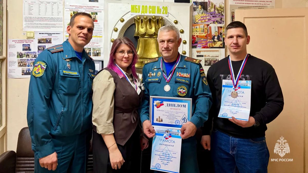 Серебро на шахматном турнире