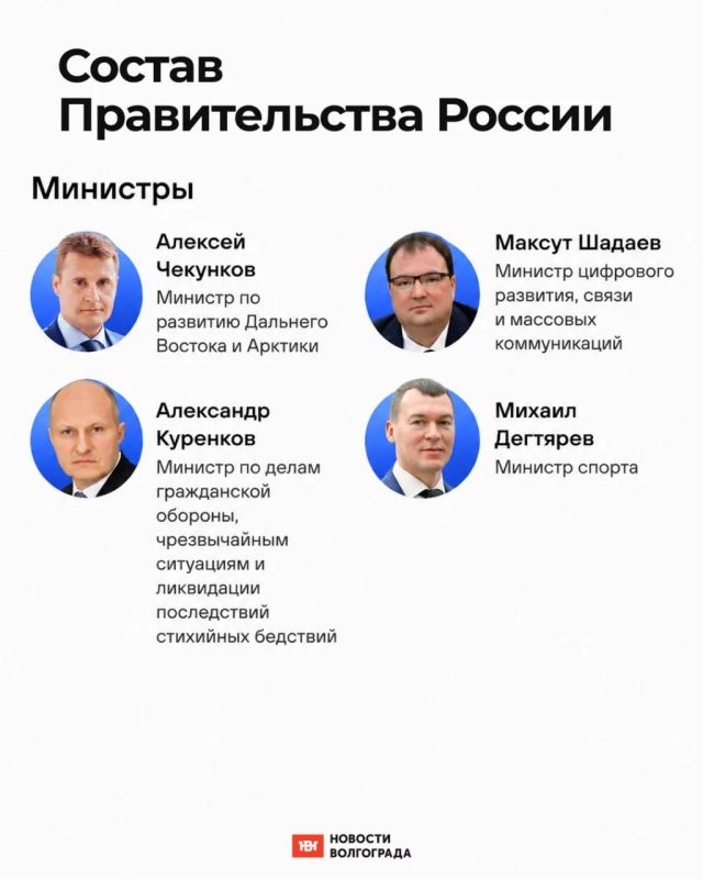 Обновленный состав правительства Российской Федерации — в наших карточках Обновленный состав правительства Российской Федерации — в наших карточках
